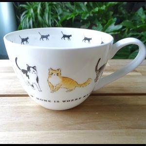 Cappuccino Latte Cat Mug: bone China